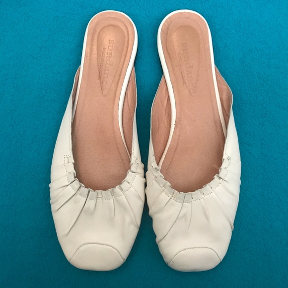 Sundance Shoes - Sundance Gathered Forefoot Ballet-Style Slides 42